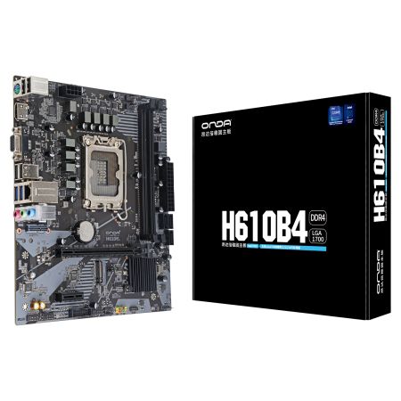昂达h610b4(intel h610 /lga 1700)支持intel 12代cpu12100/12100f